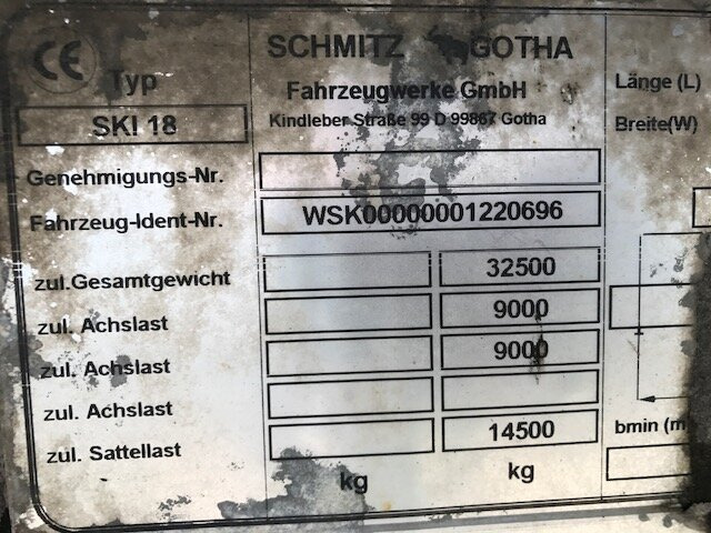 Gjysmë rimorkio vetëshkarkuese Schmitz Cargobull SKI 18 SL06-7.2 SKI 18 SL06-7.2 Alumulde mit Stahlboden ca. 25m³: foto 6