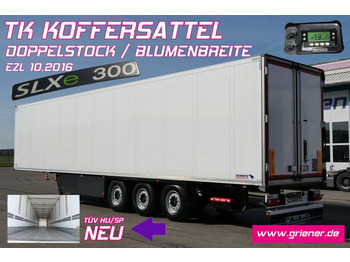 Schmitz Cargobull SKO 24/ THERMOKING SLXe300/ DOPPELSTOCK/ BLUMEN  - Gjysmë rimorkio frigorifer: foto 1