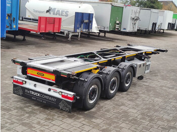 Transportjer kontejnerësh/ Gjysmë rimorkio me karroceri të çmontueshme TURBO'S HOET 20/30 FT TANK/SWAP ContainerChassis ADR FL AT OX EXII EXIII  (O1228): foto 1