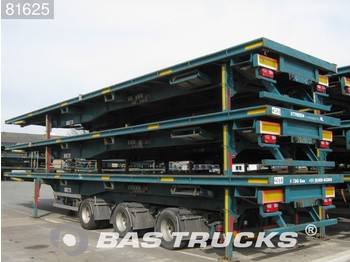 Transportjer kontejnerësh/ Gjysmë rimorkio me karroceri të çmontueshme Tirsan 2-Lenkachsen Liftachse SC: foto 1