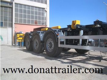 DONAT Container Chassis Semitrailer - Extendable - Transportjer kontejnerësh/ Gjysmë rimorkio me karroceri të çmontueshme