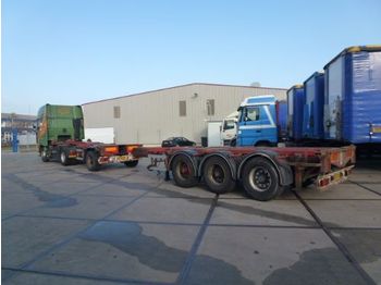 D-TEC 4-as combi trailer - 47.000 Kg - - Transportjer kontejnerësh/ Gjysmë rimorkio me karroceri të çmontueshme