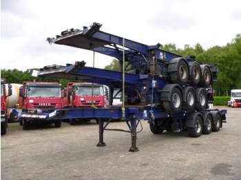 Dennison Stack of 3 units - 3-axle sliding container trailer - Transportjer kontejnerësh/ Gjysmë rimorkio me karroceri të çmontueshme