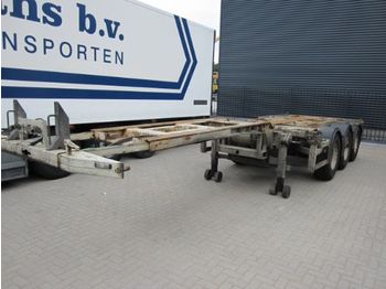 Kromhout 3-ass.containerchassis HC - Transportjer kontejnerësh/ Gjysmë rimorkio me karroceri të çmontueshme