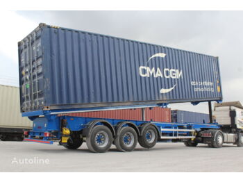 NOVA 20 AND 40 FT CONTAINER TIPPING TRAILER - Transportjer kontejnerësh/ Gjysmë rimorkio me karroceri të çmontueshme