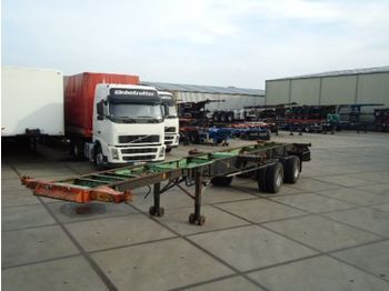 Netam 40 FT - 2x20 FT - Bladgeveerd - Goede staat - Transportjer kontejnerësh/ Gjysmë rimorkio me karroceri të çmontueshme