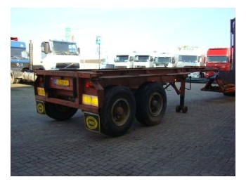 Netam-Freuhauf open 20 ft container chassis - Transportjer kontejnerësh/ Gjysmë rimorkio me karroceri të çmontueshme