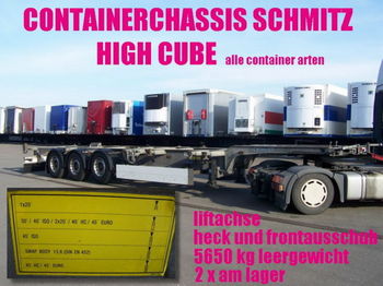 Schmitz SCF 24 G / HIGH CUBE 20/30/40/45 2x vorhanden - Transportjer kontejnerësh/ Gjysmë rimorkio me karroceri të çmontueshme