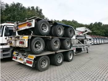 Titan Tank container trailer 20 ft. - Transportjer kontejnerësh/ Gjysmë rimorkio me karroceri të çmontueshme