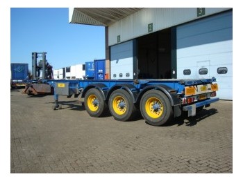 Van Hool wisselbare opbouw - Transportjer kontejnerësh/ Gjysmë rimorkio me karroceri të çmontueshme