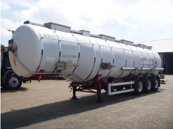 Gjysmë rimorkio me bot për transportimin e kimikateve Van Hool Chemical tank inox 36.5 m3 / 4 comp.: foto 1