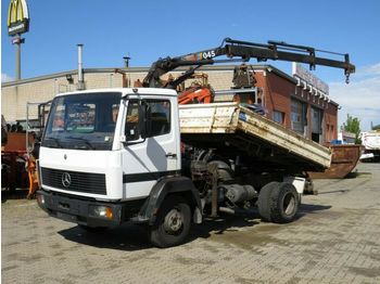 Kamioncine vetëshkarkuese Mercedes-Benz LN 814 K 2-Achs Kipper Kran Hiab 045 / 6 Zyl.: foto 1