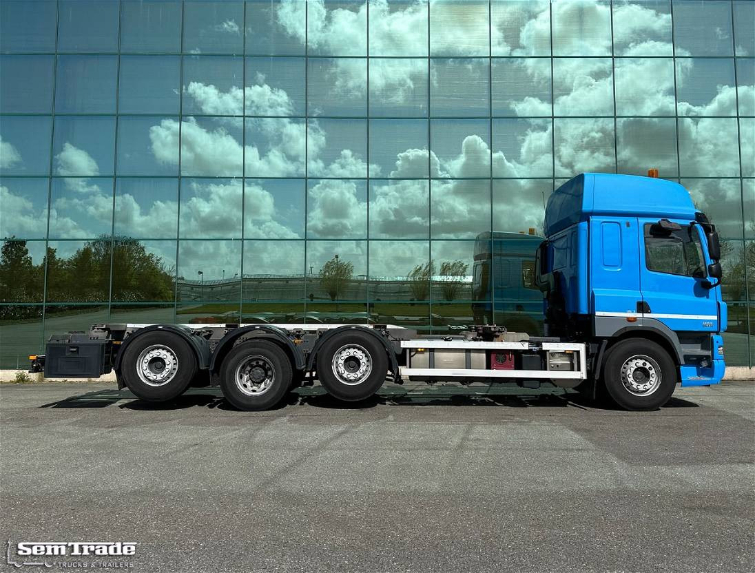 Transportjer kontejnerësh/ Kamion me karroceri të çmontueshme DAF CF 85.410 FAQ ATe 8X2 PTO + Compressor Full ADR ALL Classes Holland Truck: foto 6