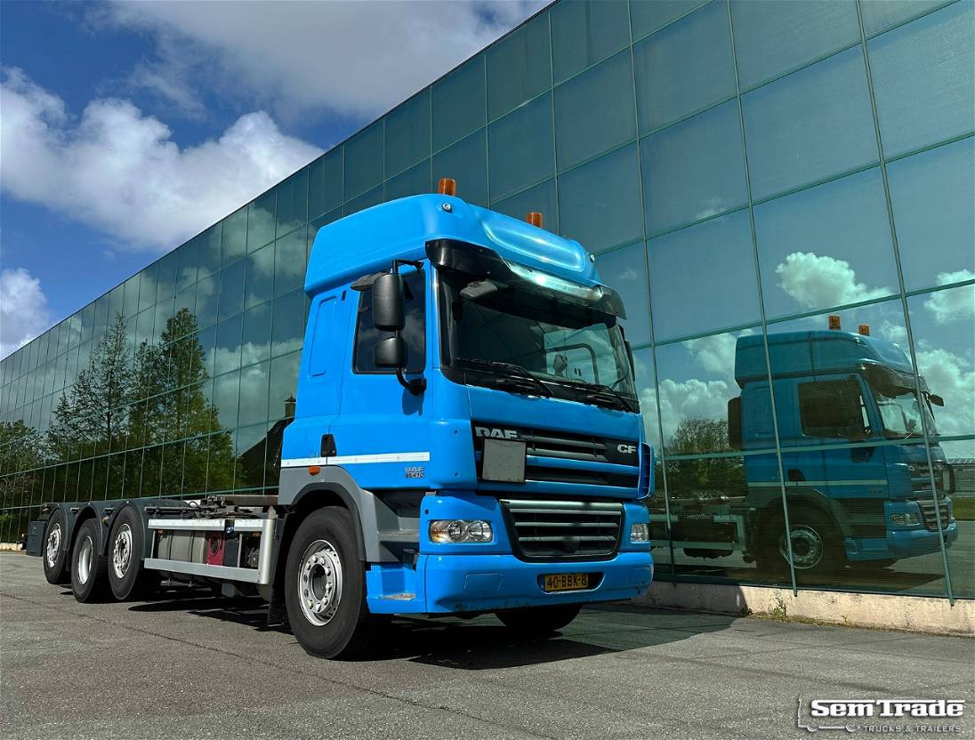 Transportjer kontejnerësh/ Kamion me karroceri të çmontueshme DAF CF 85.410 FAQ ATe 8X2 PTO + Compressor Full ADR ALL Classes Holland Truck: foto 25