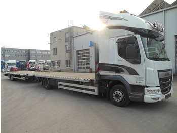 DAF LF 260 FA + ANHÄNGER, PLATTFORM MIT BDF HALTER!!  - Transportjer kontejnerësh/ Kamion me karroceri të çmontueshme: foto 2