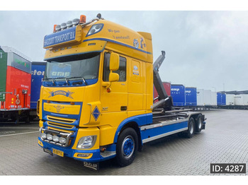 Transportjer kontejnerësh/ Kamion me karroceri të çmontueshme DAF XF 460 Day Cab, Euro 6, / 6x2 / Automatic / 25Ton VDL Hooklift / Haakarm / Abrollkipper / Lift Axle: foto 1