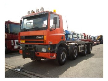 Transportjer kontejnerësh/ Kamion me karroceri të çmontueshme Ginaf M4243-S 8X4: foto 1