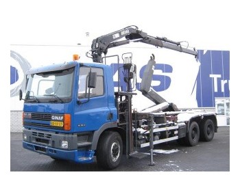 Transportjer kontejnerësh/ Kamion me karroceri të çmontueshme Ginaf M 3132-S mit HIAB 140-2: foto 1