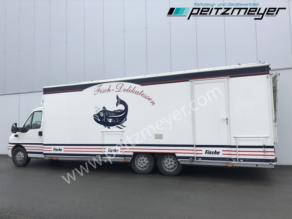 Kamion shpërndarës IVECO FIAT (I) Ducato Verkaufswagen 6,5 m - Motor neu vor 21 TKM + Kühltheke, Fritteuse,: foto 7