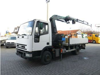 Kamion me karroceri të hapur Iveco EuroCargo 80 E 15 Pritsche Kran 15,5m+ Winde: foto 1