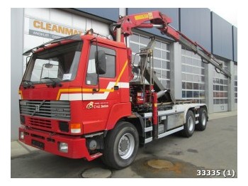 Terberg FL 1350 6x6, Palfinger 13 ton/m crane + Leebur 3 - Kamion vetëngarkues