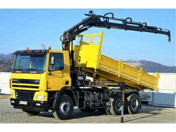 Kamion vetëshkarkues DAF CF 85.340 *Kipper 5,50 + Kran/FUNK*Topzustand!