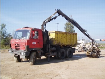 Tatra T815 S1 s HR 8000 - 8m + drapák - Kamion vetëshkarkues