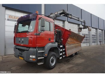 Kamion vetëshkarkues MAN TGA 33.400 6x6 Hiab 14 ton/meter laadkraan: foto 1
