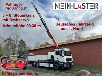 MAN TGS 26.400 PK 22002-E 20 m- 5.550kg + Drehservo  - Kamion me vinç, Kamion me karroceri të hapur: foto 1