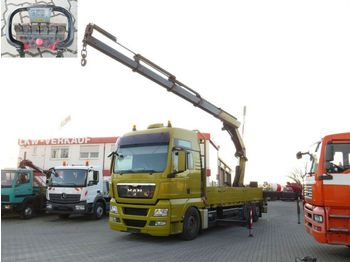 Kamion me karroceri të hapur MAN TG-X 26.480 6x2-2 LL Pritsche Heckkran 45m/to, F: foto 1