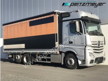 Kamion me tendë MERCEDES-BENZ Actros 2545 LL Pritsche, Klima, Standklima, PPC, EU 6: foto 2