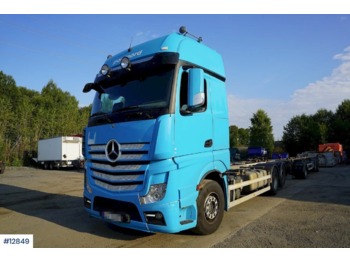 Transportjer kontejnerësh/ Kamion me karroceri të çmontueshme Mercedes Actros: foto 1