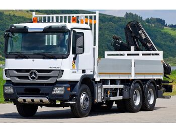 Kamion me vinç, Kamion me karroceri të hapur Mercedes-Benz ACTROS 2636 * HIAB 166BS-3HIDUO+FUNK / 6x4: foto 4