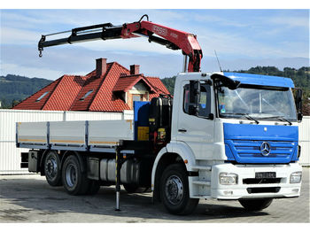 Kamion me karroceri të hapur, Kamion me vinç Mercedes-Benz ACTROS Pritsche 6,50m + Kran Topzustand!: foto 1