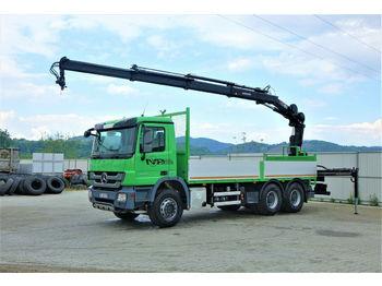 Kamion me karroceri të hapur Mercedes-Benz Actros 2636 Pritsche 6,40m+KRAN/FUNK 6x4 !!!: foto 1
