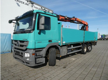 Mercedes-Benz Actros 2641 L 6x2 Pritsche Heckkran PK 18.001-L  - Kamion me karroceri të hapur, Kamion me vinç: foto 5