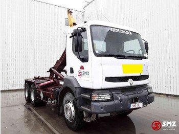 Transportjer kontejnerësh/ Kamion me karroceri të çmontueshme Renault Kerax 340 manual pump: foto 1