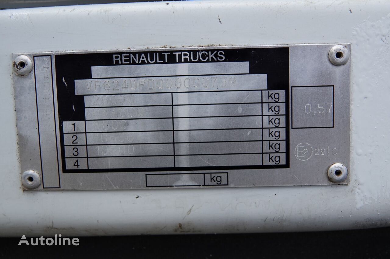 Kamion vetëshkarkues, Kamion me vinç Renault LANDER / 6x4 / WYWROTKA / + HDS FASSI 130 / BORDMATIC / MANUAL /: foto 50