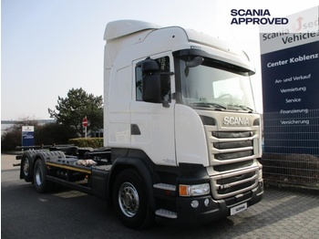 Transportjer kontejnerësh/ Kamion me karroceri të çmontueshme SCANIA R450 - 6x2 MNB - HIGHLINE - BDF 7,15 / 7,45 - SCR: foto 1