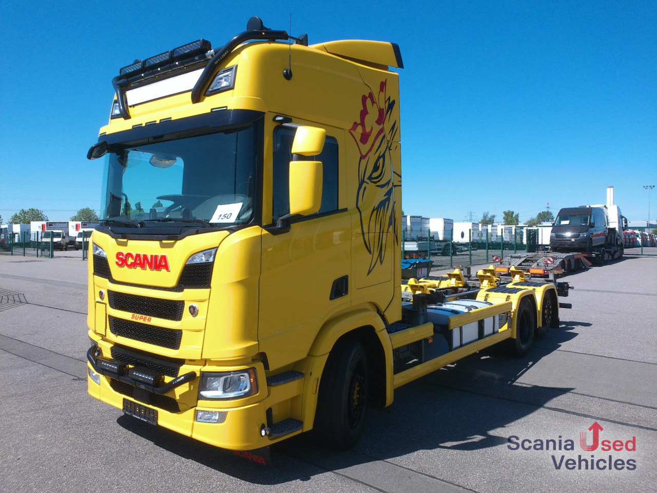 Transportjer kontejnerësh/ Kamion me karroceri të çmontueshme SCANIA R 450 B6x2*4NB BDF Leder SDG Rahmen TOP!!!: foto 9