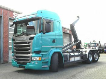 Kamion vetëngarkues Scania R 410 6x2 Abrollkipper Meiller, Lift/Lenk: foto 1