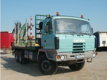 Kamioni për transportimin e lëndëve drusore Tatra T 815 T2 6x6 timber carrier: foto 1