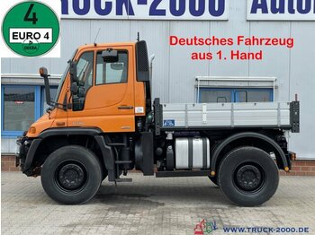 Kamion me karroceri të hapur Unimog U 400 Pritsche Zapfwelle Wechsellenkung Mähsitz: foto 1