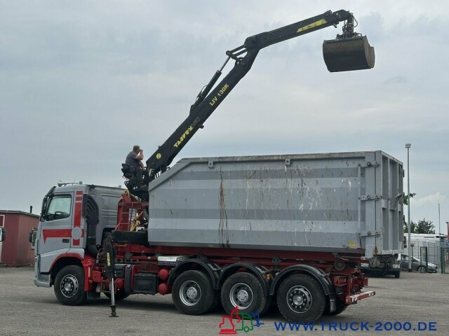 Kamion me vinç, Kamion vetëshkarkues Volvo FH 470 8x4 Schwerlast Abroller Front/Heck Kran: foto 9
