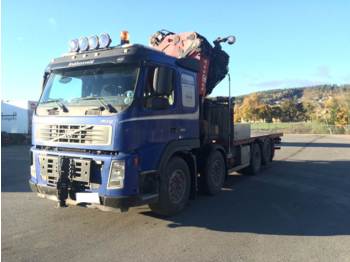 Kamion me karroceri të hapur Volvo FM12 460 8x2 - HMF Thor K8 70tm - JIB FJ 1200-6 -: foto 1