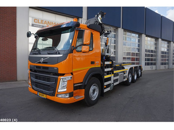 Kamion vetëngarkues Volvo FM 420 8x2 HMF 28 ton/meter laadkraan: foto 2
