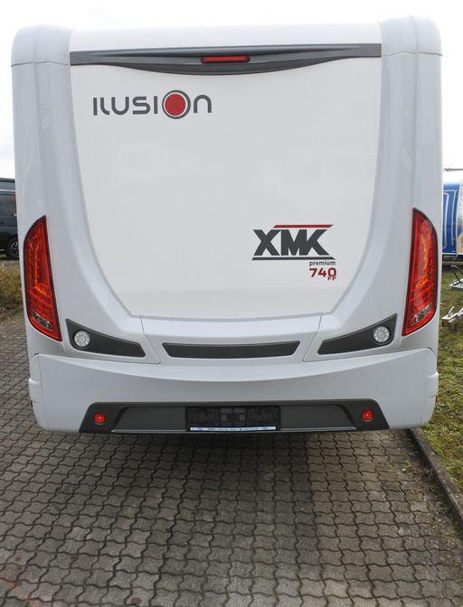 Kamper gjysmë i integruar i ri Ilusion XMK 740 FF Chassis + Elegance - Pak., Markise: foto 14