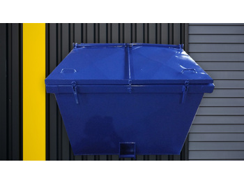 Kontejner skip për transportimin e mbeturinave i ri Absetzmulde Absetzcontainer 7 cbm mit mit stahldeckel 7 symmetrisch: foto 1