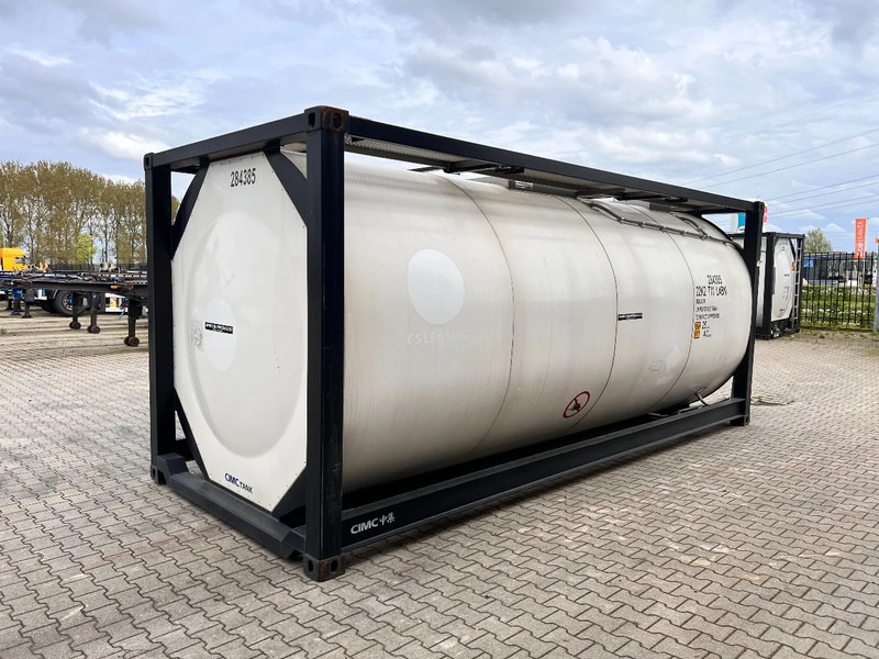 Rezervuari i magazinimit i ri CIMC tankcontainers TOP: ONE WAY/NEW 20FT ISO tankcontainer, 25.000L/1-comp., L4BN, UN Portable, T11, steam heating, bottom discharge, more availabl: foto 6