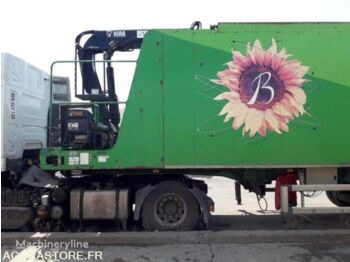 LEGRAS remorque legras avec grue HIAB - CY796LH - 2008 - Karroceri e kamionit të mbeturinave